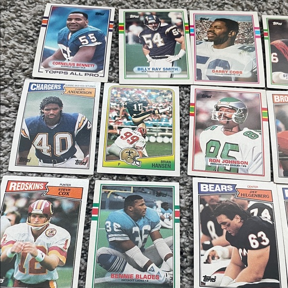 Topps NFL Football Vintage Player’s Cards Lot 32 Sanders/Harris More - Picture 9 of 11